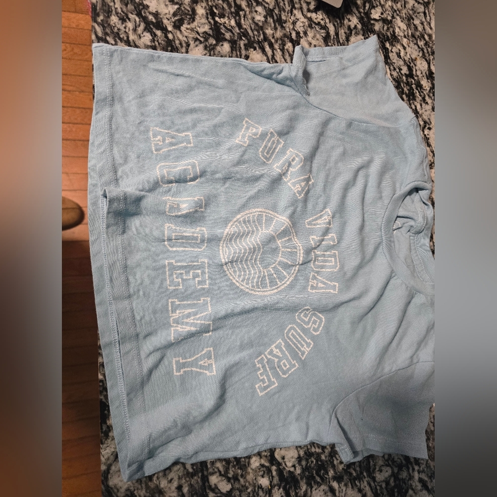 Pura Vida Sky Blue Tee